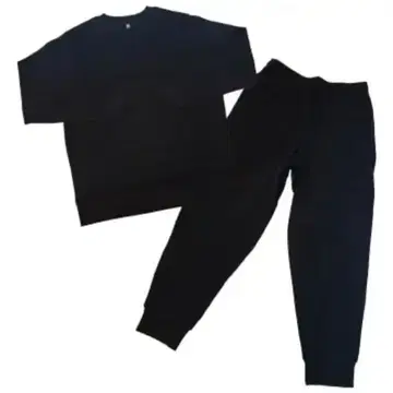 새상품 맨투맨 상하의 세트 블랙
