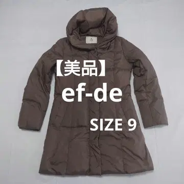 [ 새상품급 ] ef-de 후드 부착 다운 자켓 사이즈 9