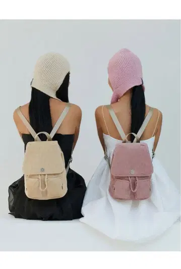 minitmute CLO BACKPACK CORDUROY PINK
