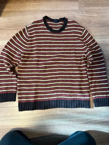 GAP 램스울 스트라이프 니트 스웨터