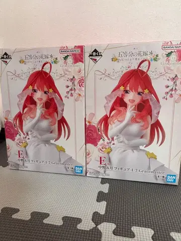 5등분의 신부 제일복권 E상 나카노 이츠키 피규어 2개 세트