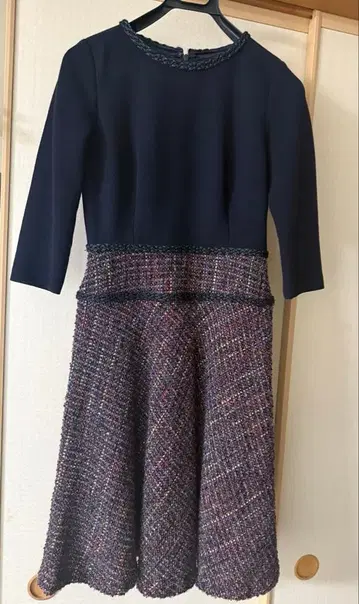 새상품급 아나이 무릎 기장 원피스 7부 소매