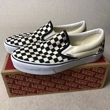 VANS 반스 클래식 슬립온 플랫폼 체커보드