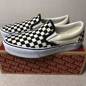 VANS 반스 클래식 슬립온 체커보드 28.5cm