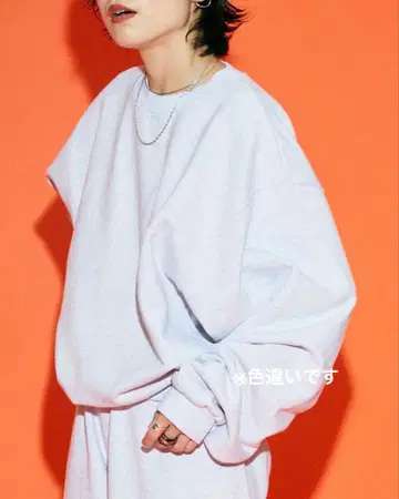 새상품급 CITY SHOP the mood 맨투맨 블랙 24aw