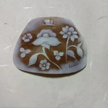 꽃무늬 조각 카메오 루스