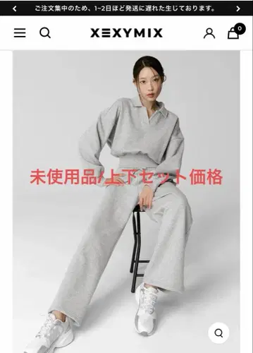 [ 미사용 ] 젝시믹스 / 맨투맨 상하의 세트