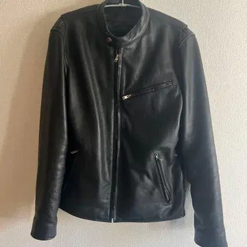 RHENTUM 블랙 가죽 자켓 42