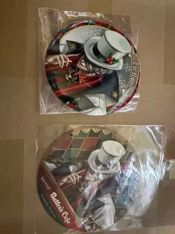 제5인격 버틀러스 카페 리퍼 캔뱃지 코스터