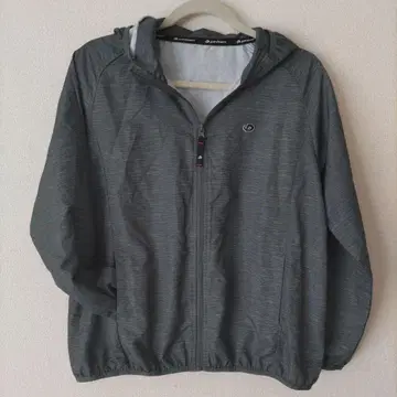 파이텐 그레이 후드 부착 나일론 자켓