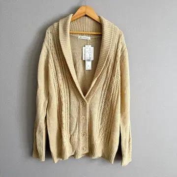 miel crishunant 베이지 니트 가디건 프리 사이즈