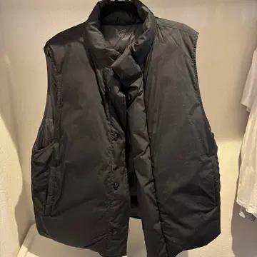 무지 라보 블랙 다운 베스트 L-XL