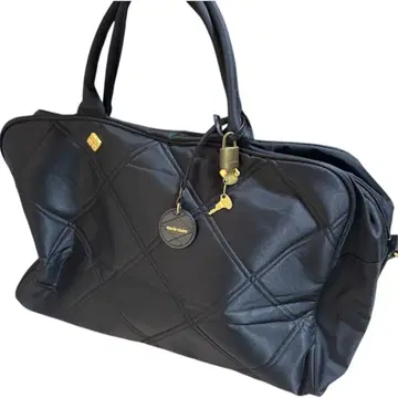 [ marie claire ] 퀼팅 보스턴 백 블랙 여행