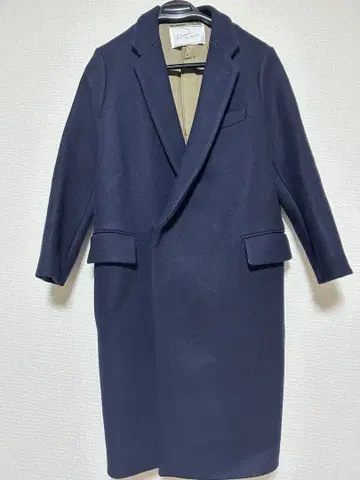 Dessin de Mode 네이비 여성용 체스터 코트