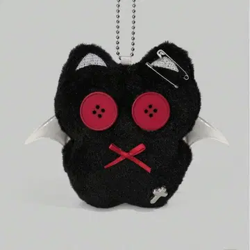 고양이 데빌 천사 ? 키링