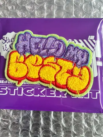 BE:FIRST 시크릿 모코모코 자수 스티커