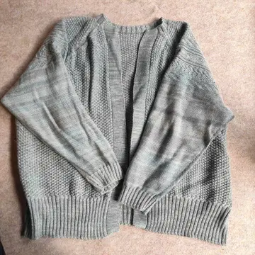 tamaki niime 그레이 계열 니트 가디건 긴팔