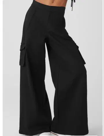 alo 쇼오프 카고 와이드 레그 트라우저