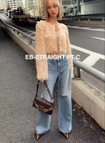 SLY EB-STRAIGHT PT-C L/BLU 데님