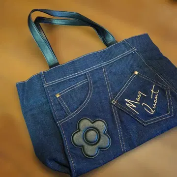 Man Quint 데님 토트백