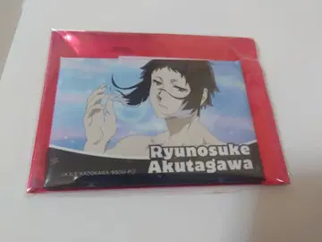 문호 스트레이독스 완! 아쿠타가와 류노스케 캔뱃지 레어 스퀘어 캔뱃지