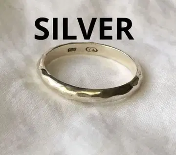 빈티지 망치 무늬 실버 반지 SILVER 심플 빅 사이즈