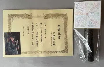 다나카 미쿠 졸업증명서 증명사진 포함