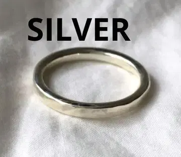 빈티지 두드림 실버 반지 SILVER 망치 자국 심플