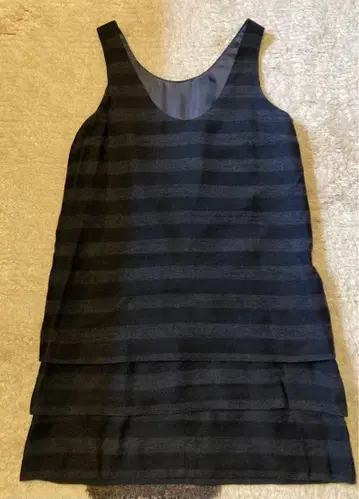 울 슬리브리스 스트라이프 원피스 - DRESLAVE -