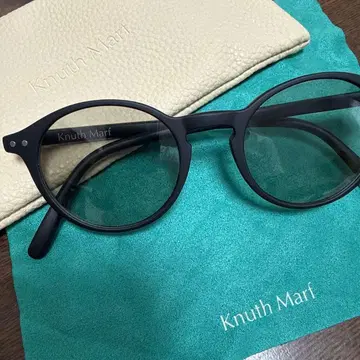 Knuth Marf 라운드형 블랙 안경