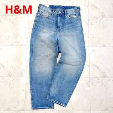 새상품급 H&M 에이치앤엠 루즈핏 데님 팬츠 배럴 레그