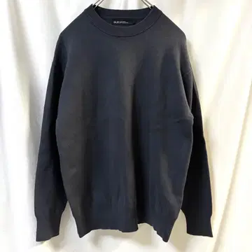 크루넥 니트 맨투맨 스타일 긴팔 S 코튼 다크 그레이