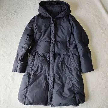 UNIQLO 유니클로 논스티치 다운 코트 A라인 XL 사이즈 블랙