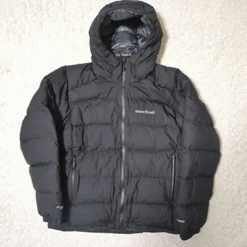 새상품급 mont-bell 파마프로스트 라이트 다운 파카 블랙 M