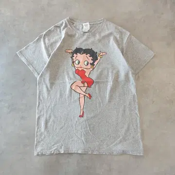 DELTA 델타 베티 애니메이션 티셔츠 구제 의류 M 그레이 14837
