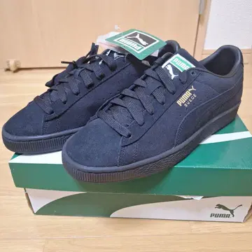 PUMA 스웨이드 스니커즈 올블랙