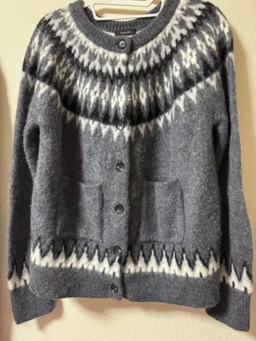 anuans 노르딕 무늬 가디건