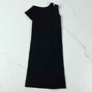 MIELI INVARIANT 비대칭 사파리 컷 드레스 원피스