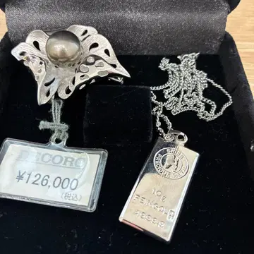 실버 925 꽃 모양 펜던트 목걸이