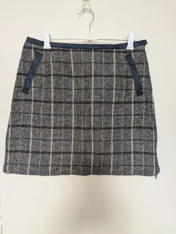 ASHWORTH 체크 무늬 리버서블 스커트