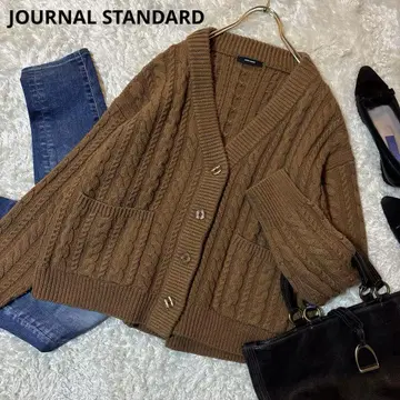 새상품급*저널 스탠다드 케이블 짜임 V넥 니트 가디건