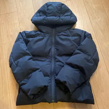 무인양품 M 사이즈 블랙 다운 자켓