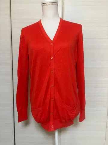 이타리야 V넥 가디건 긴팔