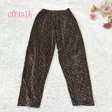 s.2266 이지 팬츠 페이즐리 무늬 허리밴딩 개성있는 스트레치