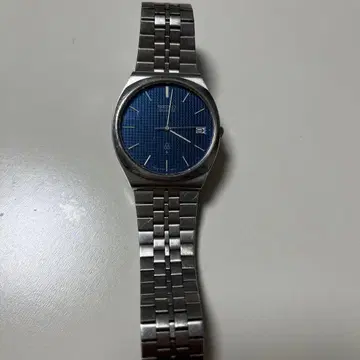 SEIKO/쿼츠 손목시계 파랑 다이얼 스테인리스/used