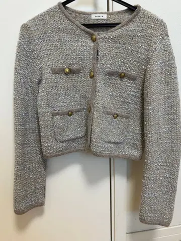 FRAY I.D 트위드 가디건