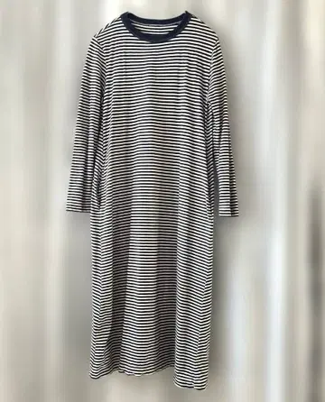 45R 보더 원피스