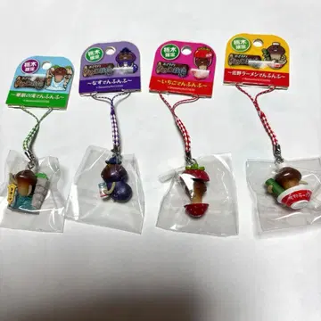 만지면 알 수 있는 버섯 재배 키트 지역 스트랩 4개 세트 도치기 한정판