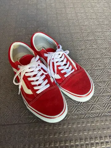 반스 올드스쿨 빨간색 레드 25