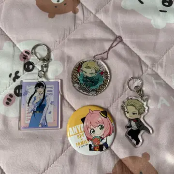 스파이 패밀리 키링 배지 5세트